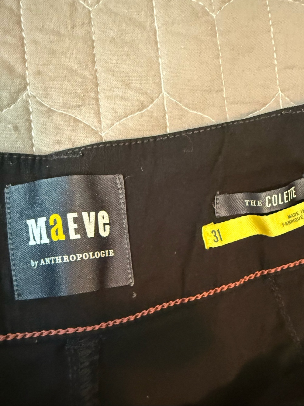 Maeve Black Cropped Wide-Leg Pants - Picture 8 of 12